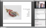 وبیناربررسی پروژه های پایانی در حوزۀ جواهر سازی در دانشکده هنر